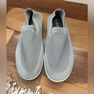 Suavs The Barton Grey Flat Knit Shoes Size 9.5